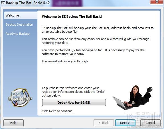 EZ Backup The Bat! Basic,EZ Backup The Bat! Basic下载,EZ Backup,备份工具